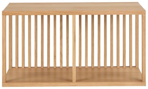 Półka na książki Wellington II drewniana ścienna z dębu 67 cm ( Rozmiar: uniwersalny )