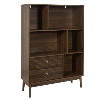 REGAŁ NA KSIĄŻKI NOCELLO, DO SALONU, BIUROWY, PÓŁKA, LOFT, OTWARTY, 100 CM