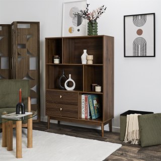 REGAŁ NA KSIĄŻKI NOCELLO, DO SALONU, BIUROWY, PÓŁKA, LOFT, OTWARTY, 100 CM