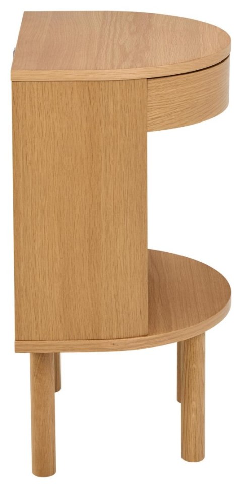Szafka nocna Paron dębowa z szufladą do sypialni 40 cm ( Rozmiar: uniwersalny )