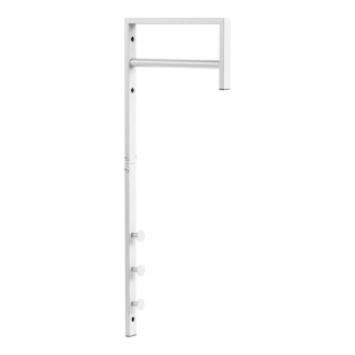 Wieszak ścienny Trento biały metalowy do przedpokoju 82 cm ( Rozmiar: uniwersalny )