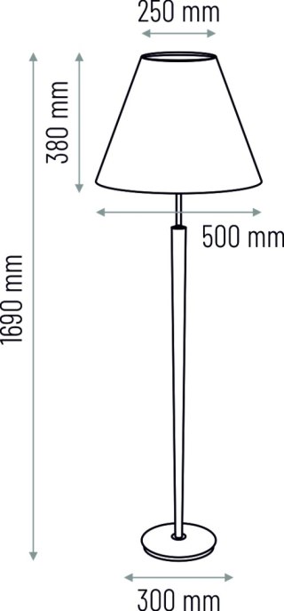 Lampa podłogowa Venus venge