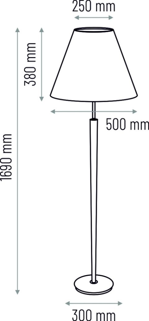 Lampa podłogowa Venus venge