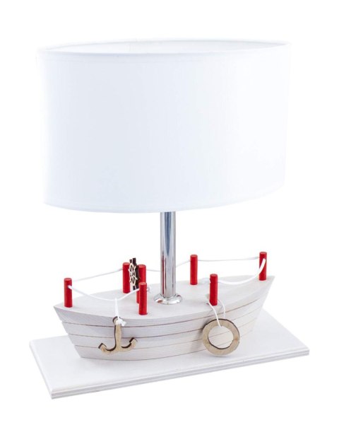 Lampa stołowa Statek biały