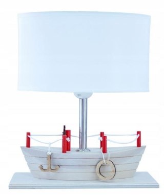 Lampa stołowa Statek biały