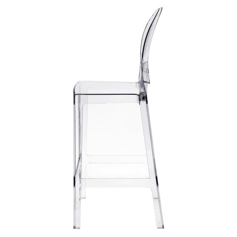 Stołek barowy Viki transparentny 75cm ( Rozmiar: uniwersalny )