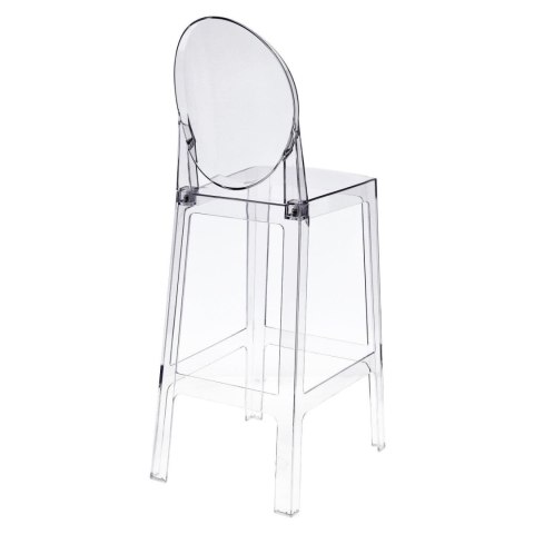 Stołek barowy Viki transparentny 75cm ( Rozmiar: uniwersalny )