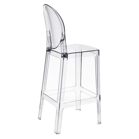 Stołek barowy Viki transparentny 75cm ( Rozmiar: uniwersalny )