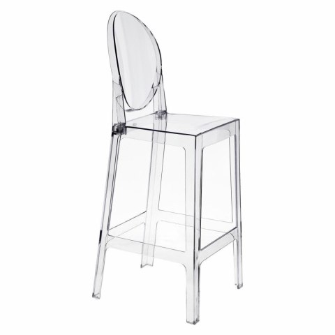 Stołek barowy Viki transparentny 75cm ( Rozmiar: uniwersalny )