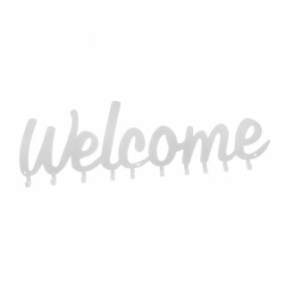 Wieszak ścienny Welcome biały ( Rozmiar: uniwersalny )