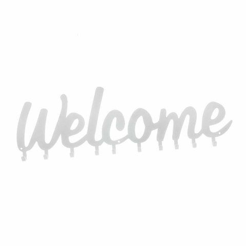 Wieszak ścienny Welcome biały ( Rozmiar: uniwersalny )