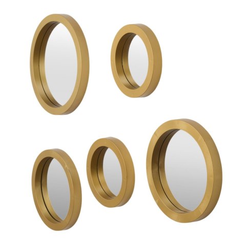 Zestaw 5 luster Gilded okragłe złote ( Rozmiar: uniwersalny )
