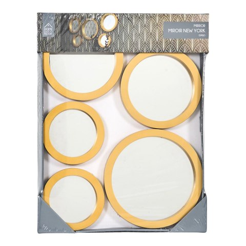 Zestaw 5 luster Gilded okragłe złote ( Rozmiar: uniwersalny )