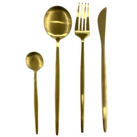 Zestaw sztućców Gilded złote na 6 osób ( Rozmiar: uniwersalny )