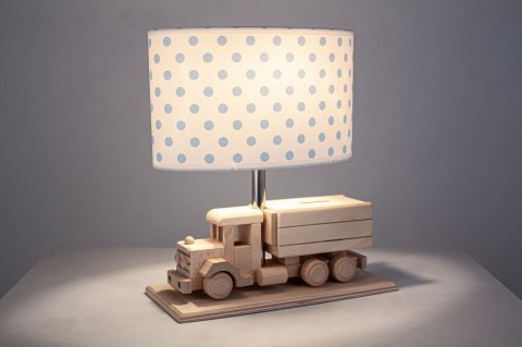 Lampa stołowa Ciężarówka - Skarbonka - kropki