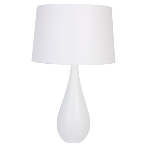 Lampa stołowa komodowa VASE - biała