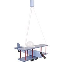 Lampa wisząca Samolot duży niebiesko-czarno-czerwony