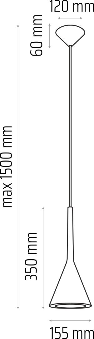 Lampa wisząca dąb Zen 1 pł