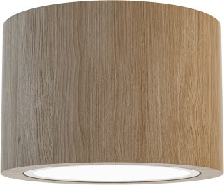 LAMPA SUFITOWA DĘBOWA LUMENLUM, PLAFON, GU10, BIG SPOT, NOWOCZESNA, LOFT