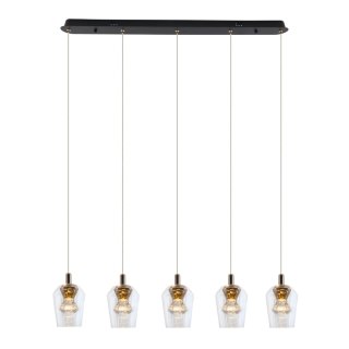 Lampa Wisząca Tasa 5xLED czarna PL0143-5