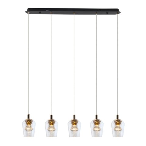 Lampa Wisząca Tasa 5xLED czarna PL0143-5
