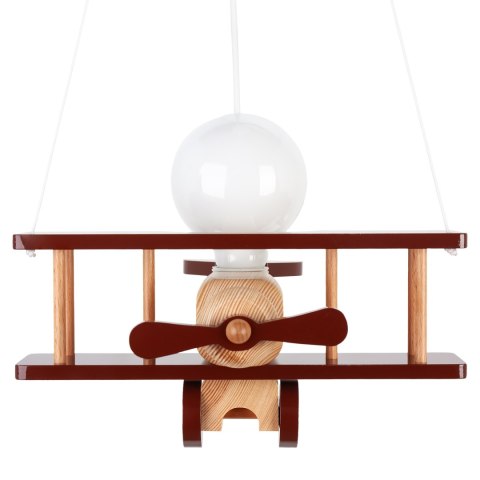 Lampa wisząca Samolot mały - naturalno-brązowy