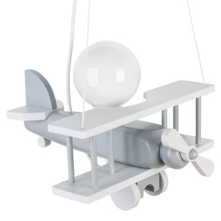 Lampa wisząca Samolot mały - szaro-biały