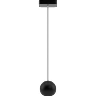 Lampa wisząca czarna Balli Kule 1pł