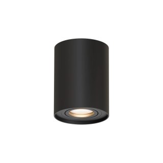 Tubka Leila 1xGU10 czarna CL0101-BK