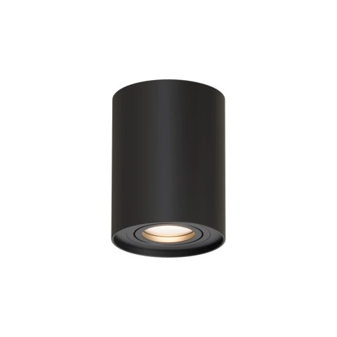 Tubka Leila 1xGU10 czarna CL0101-BK