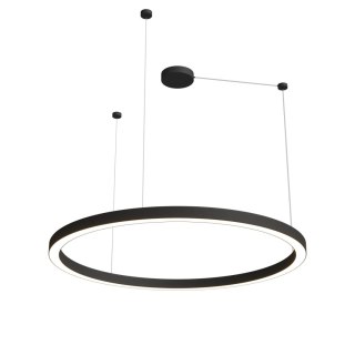 Żyrandol Aurum L Zmienna Barwa Światła LED czarny PL0116-130-CCT-BK
