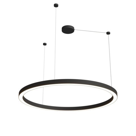 Żyrandol Aurum L Zmienna Barwa Światła LED czarny PL0116-130-CCT-BK