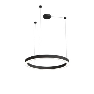 Żyrandol Aurum M Zmienna Barwa Światła LED czarny PL0116-90-CCT-BK