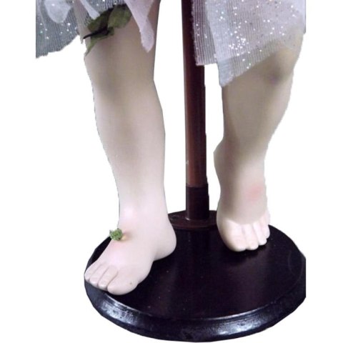 LALKA ELF FÉERIE, NIEBIESKA, 60 CM, CERAMIKA, DEKORACJA, STOJĄCA, PREZENT