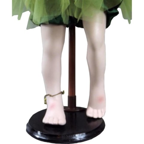 Ceramiczny Elf Ręcznie Malowany Wysokość 60 cm - Kolor Zielono-Rudy