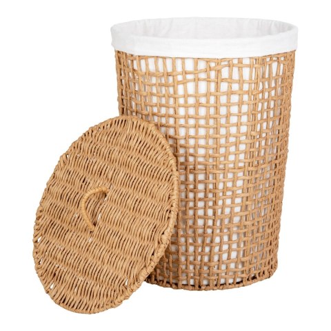 KOSZ NA PRANIE VELLUTO, HOUSE NORDIC, BOHO, NATURALNY, POJEMNIK NA BIELIZNĘ