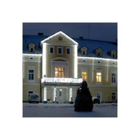 Lampki choinkowe, 140 LED, zewnętrzne, ciepły biały