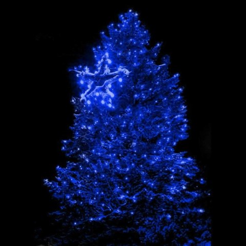 KURTYNA SOPLE 100 LED NIEBIESKA, LUMENSKO, ZEWNĘTRZNA IP44, 4.8M, ŁĄCZONA