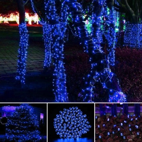 KURTYNA SOPLE 100 LED NIEBIESKA, LUMENSKO, ZEWNĘTRZNA IP44, 4.8M, ŁĄCZONA