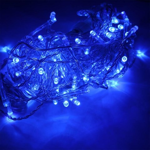 KURTYNA SOPLE 100 LED NIEBIESKA, LUMENSKO, ZEWNĘTRZNA IP44, 4.8M, ŁĄCZONA