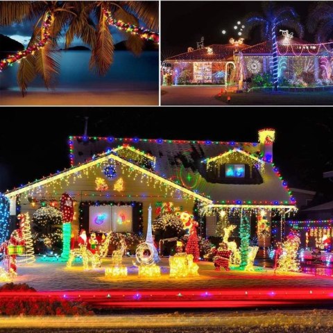 WĄŻ ŚWIETLNY 10M LED LUMINA, 8 FUNKCJI, ZEWNĘTRZNY, OGRODOWY, ŚWIĄTECZNY