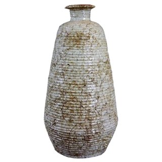 Wazon kamienny Cream Stripe o wymiarach 45x22cm