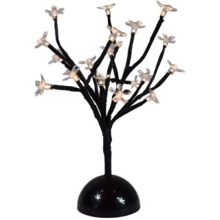 Baterijne Drzewko LED Bonsai, 20 Diod, Kolor Czarny, Do Użytku Wewnętrznego