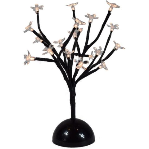 Baterijne Drzewko LED Bonsai, 20 Diod, Kolor Czarny, Do Użytku Wewnętrznego