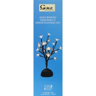 Baterijne Drzewko LED Bonsai, 20 Diod, Kolor Czarny, Do Użytku Wewnętrznego
