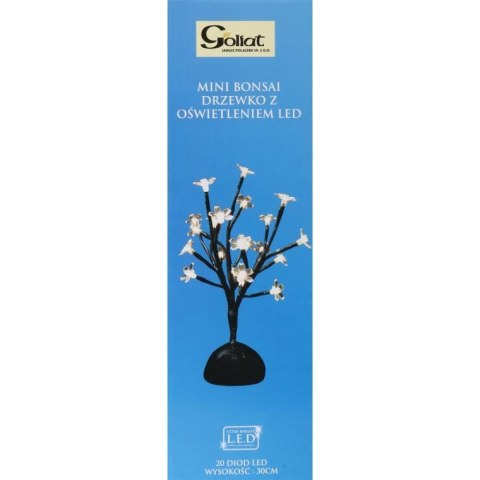 Baterijne Drzewko LED Bonsai, 20 Diod, Kolor Czarny, Do Użytku Wewnętrznego