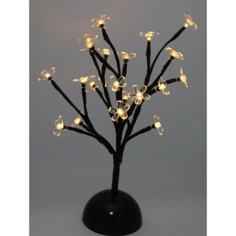 Baterijne Drzewko LED Bonsai, 20 Diod, Kolor Czarny, Do Użytku Wewnętrznego