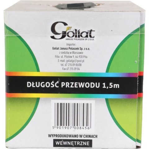 Multikolorowe Lampki Choinkowe LED w Ringu, 80 sztuk, Do Użycia Wewnętrznego, Długość Przewodu 1.5 m, IP20