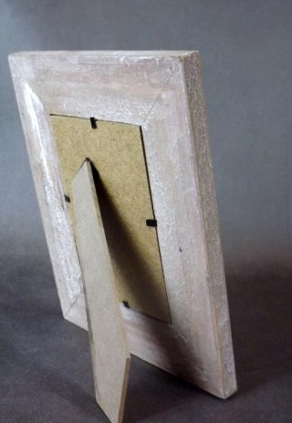 Stylowa Drewniana Ramka na Zdjęcie 21x17cm w Nowoczesnym Stylu - Jasny Brąz