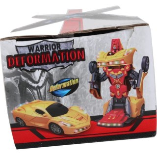 Czerwony Transformer Bumblebee - Zabawka Samochód Robot na Baterie
